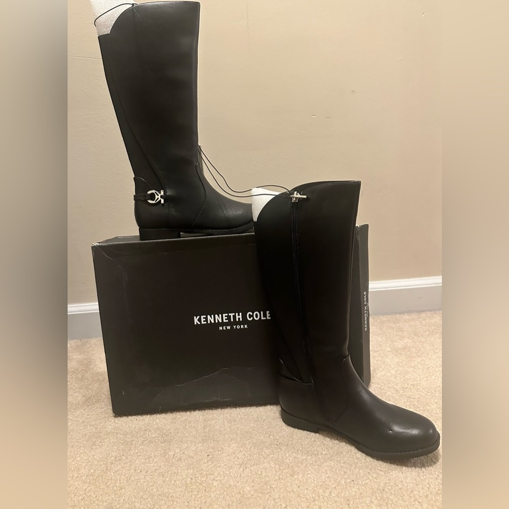 Kenneth Cole NY Kennedy Riding Boots Girls Size 1